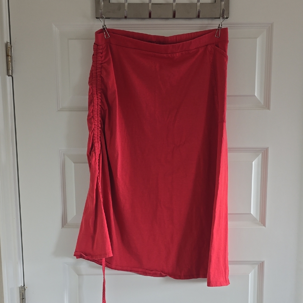 Horny Toad Asymmetrical Red Skirt